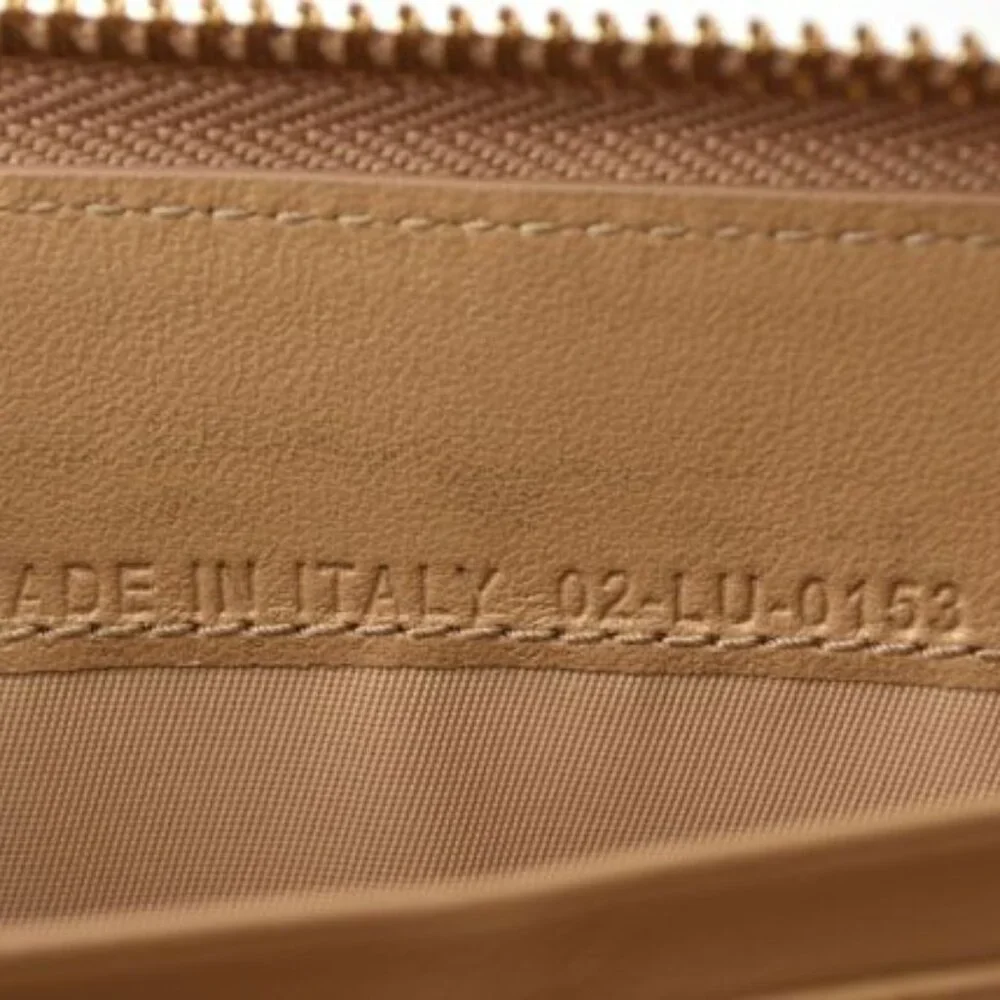 Christian Dior Long Wallet Iss Imo Beige